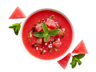 Watermelon Gazpacho Fresh Summer Soup Recipe