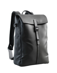 Naklejka premium Dark gray backpack, sleek design, simple straps, practical