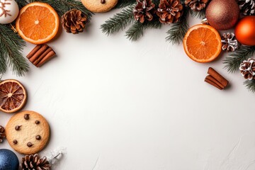 Oranges and branches. Generative AI