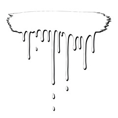 Abstract dripping paint design for creative use