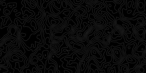 Topographic map, topographer seamless pattern, typography linear equalizer backdrop. Vector seamless line wave map texture, contour background. Topographic map, topographer seamless pattern.

