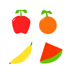 Fresh fruit set