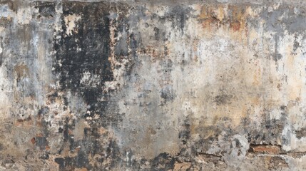 Fototapeta premium Weathered wall texture background showing aged paint and brick details