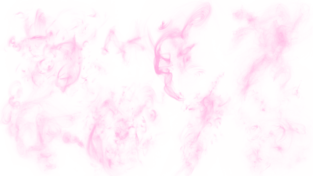 Abstract pink smoke against a create a dreamy texture on transparent background