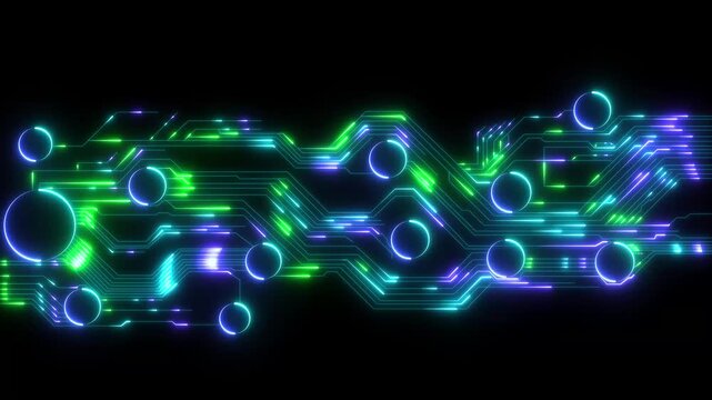 Ai tools or neon box. Multi function for Agentic AI technology motion background. Multi agent AI systems, Automate daily Tasks Smart AI solutions efficiency, Automate repetitive .4k animation.