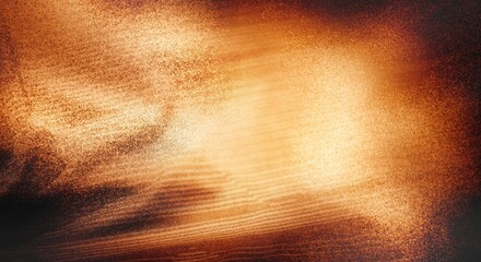 Abstract gold orange tone background with metallic texture and soft reflections, giving a warm, powerful and luxurious feeling for design, advertising, digital media graphics.
