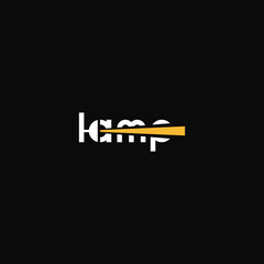 Lamp lighting text company logo.