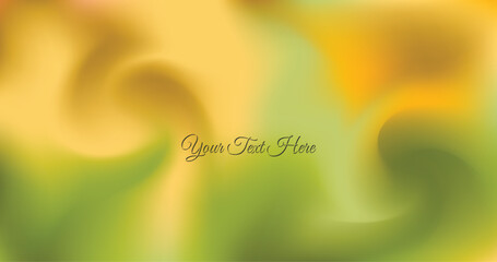 Soft blurry yellow and green gradient background with subtle swirls