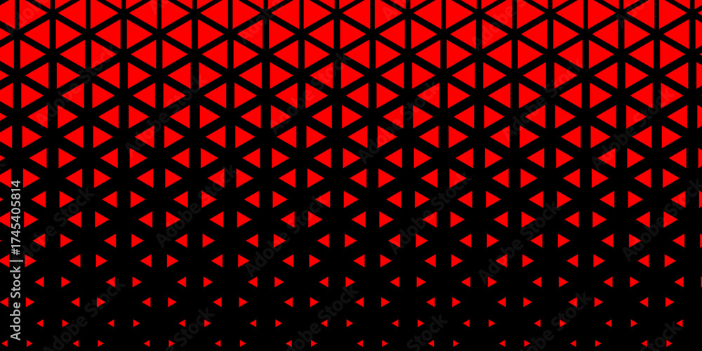 Wall mural abstract hexagonal pattern background. degraded border for design prints.fade halftones wallpaper. f