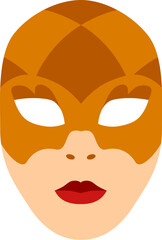 woman Carnival mask. carnival mask vector