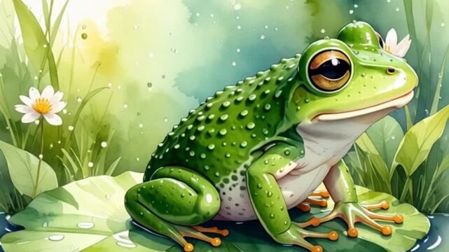 Niedlicher Frosch