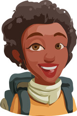 cartoon girl