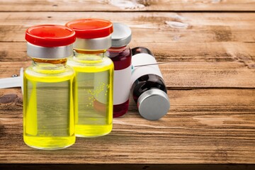 Covid vaccine bottle Coronavirus infections