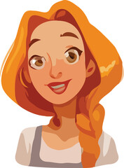 woman cartoon character