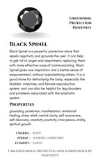 Black Spinel Gemstone Properties and Benefits