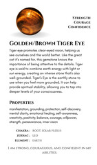 Tiger Eye Gemstone Properties and Affirmations
