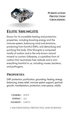 Elite Shungite Crystal Healing Properties Guide