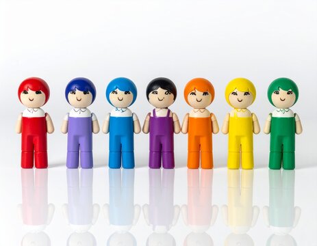 Generated image Ishihara (color blindness) test diagrams (real display) on a shadow-free white background