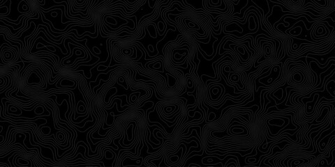 Topographic map, topographer seamless pattern, typography linear equalizer backdrop. Vector seamless line wave map texture, contour background. Topographic map, topographer seamless pattern.

