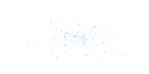 Shimmering Blue Abstract Stars and Light Overlay with Glowing Particles and Glistening Shine for Luxury Backgrounds