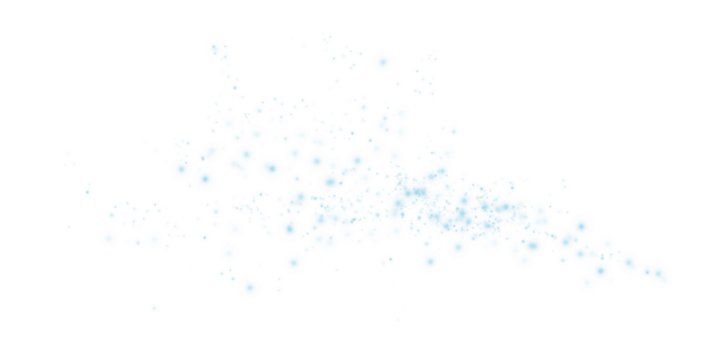 Shimmering Blue Abstract Stars and Light Overlay with Glowing Particles and Glistening Shine for Luxury Backgrounds