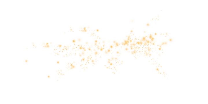 Shimmering Yellow Abstract Stars and Light Overlay with Glowing Particles and Glistening Shine for Luxury Backgrounds - Powered by Adobe