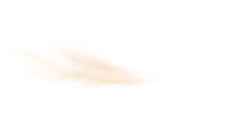 Hot air flow effect isolated on transparent background. Illustration of abstract orange swirls. Symbol of infrared light beam, heat energy radiation trail, warm wind blowing