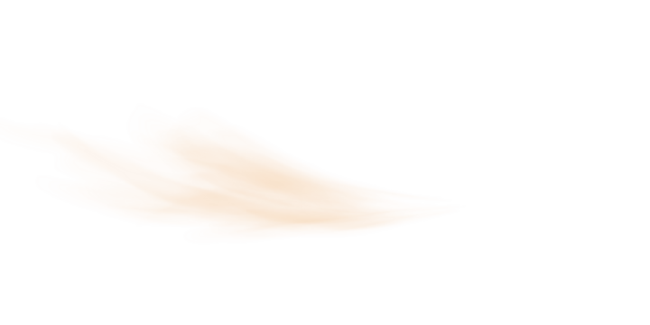 Hot air flow effect isolated on transparent background. Illustration of abstract orange swirls. Symbol of infrared light beam, heat energy radiation trail, warm wind blowing