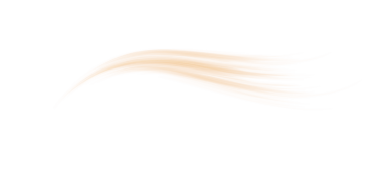 Hot air flow effect isolated on transparent background. Illustration of abstract orange swirls. Symbol of infrared light beam, heat energy radiation trail, warm wind blowing