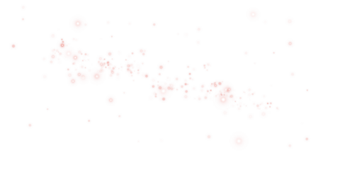 Red Sparkles with Shimmering Dust and Glowing Light Effect