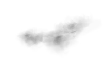 Light Black Smoke Transparent Cloud Effect with Soft Mist and Vapor Texture