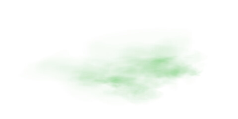 Light Green Smoke. Transparent Cloud Effect with Soft Mist and Vapor Texture