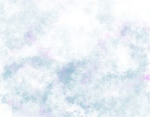 背景素材　明るい水色　水彩　テクスチャ　空　海　雲　波