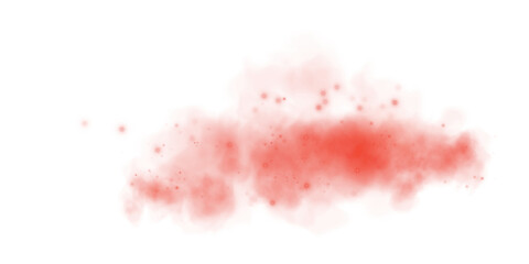 Ethereal Red Mist and Fog with Soft Smoke Swirls and Dust Explosion, Transparent Haze, and Dreamy Atmospheric Effect for Abstract Backgrounds