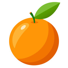 Minimal Orange Fruit Icon
