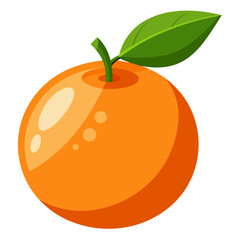 Fresh Juicy Orange Vector