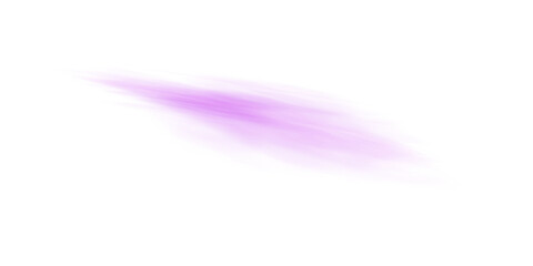 Transparent Purple Smoke Light Effect on Transparent Background