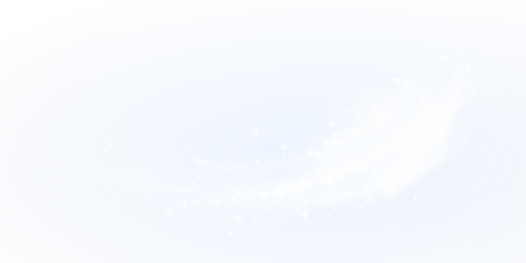 A magical and sparkling trail meanders against a vivid blue sky, creating a perfect backdrop for dreamlike themes