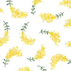 ミモザのパターン