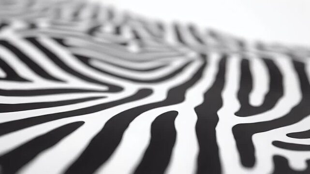Dynamic zebra pattern waves background
