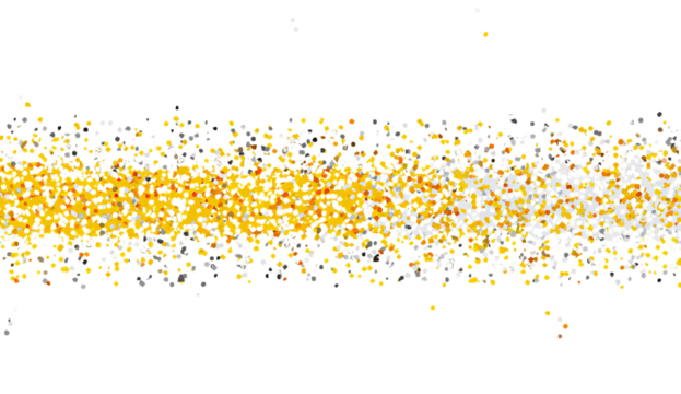 Abstract, textured, horizontal, gold and white explosion
