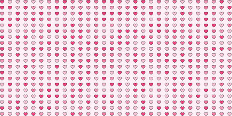 Abstract background with pink hearts