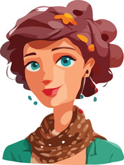woman cartoon character