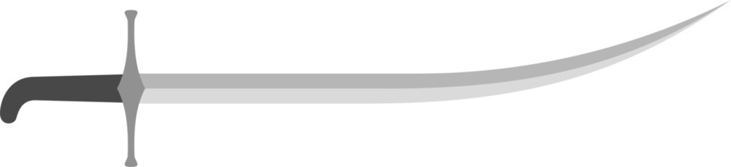Obraz premium vector of a scimitar sword
