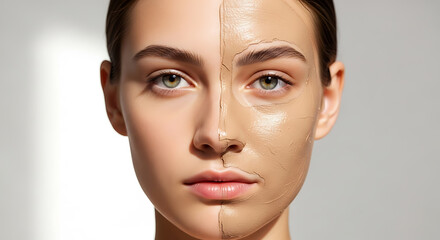 Complexion Transformation From Natural to Foundation Finished