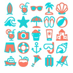 25 Beach Icon Pack