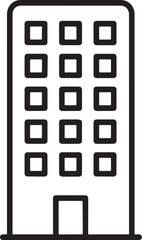 Obraz premium Office Building Vector Icon.