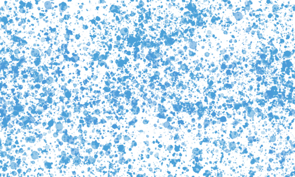 Blue Splatter Paint Texture on White Background Keywords: blue, splatter, paint, texture