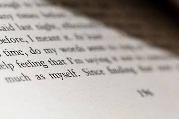 Written words on a page reveal deep thoughts about self-identity and expression in an intimate moment