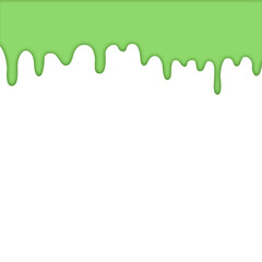 Smooth Green Mint Glaze or Frosting Dripping 